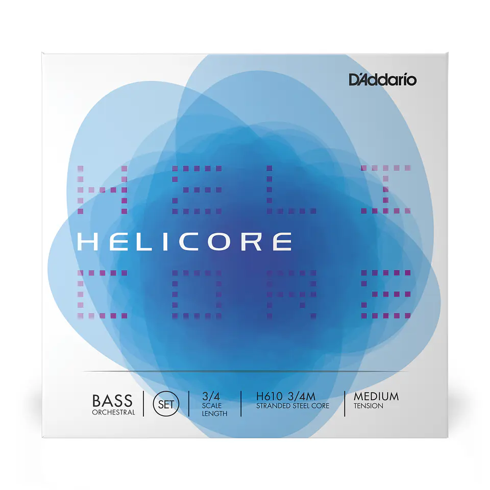 Set de cuedas Contrabajo 3/4 Med Helic H610 3/4M Daddario 2
