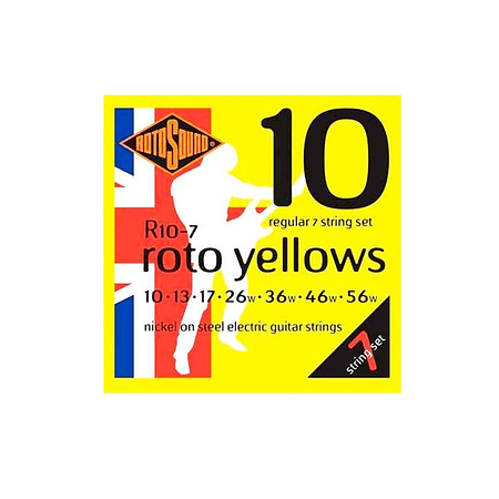 Cuerdas guitarra eléctrica 7 Cuerdas R10-7