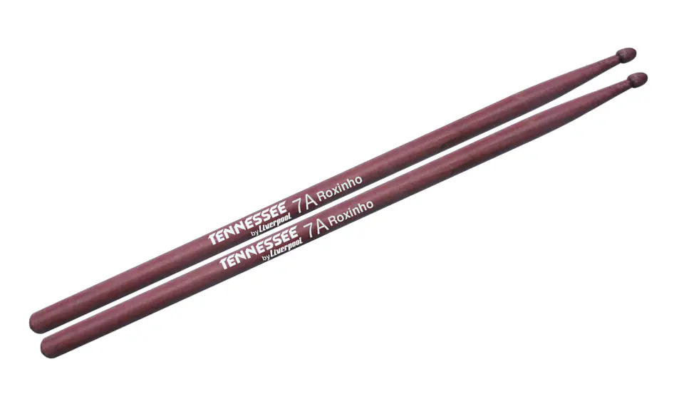 Baquetas Liverpool Tennessee Roxinho 7A punta Madera TN-ROX-7AM 1