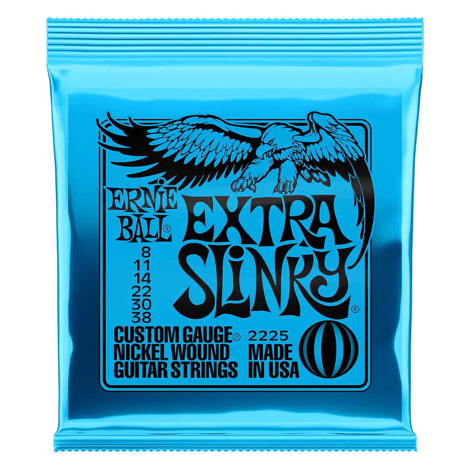 Set de cuerdas Ernie Ball Extra Slinky 8 – 38 1