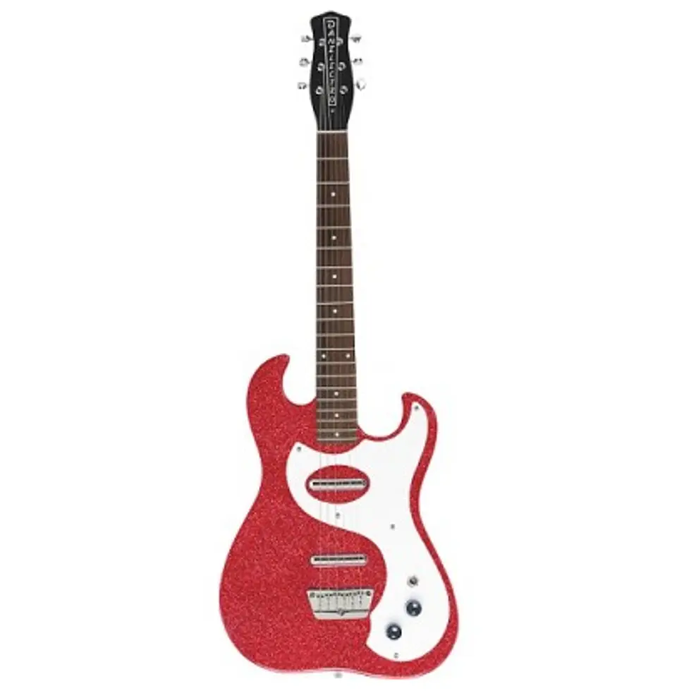 Guitarra Eléctrica Danelectro Red Metal Flake 63 Dano Red 1