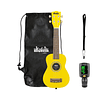 Pack Ukelele Sopr. Kala Ukadelic Taxicab+Clip+Correa Allegro