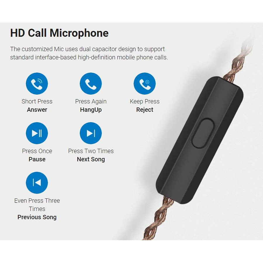 Audífono ZSN PRO-MIC KZ