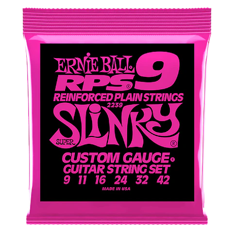 Set de cuerdas Ernie Ball Super Slinky Rps 9 – 42