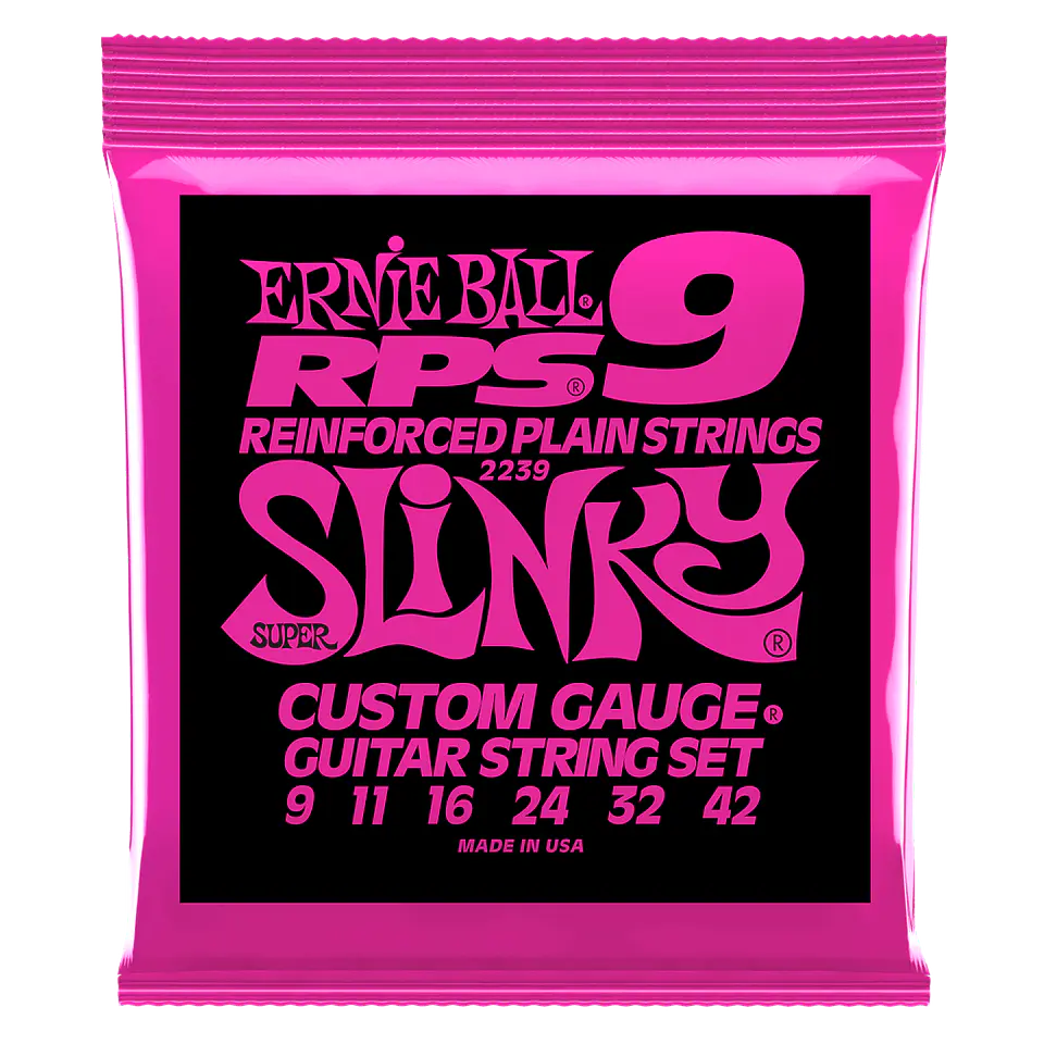 Set de cuerdas Ernie Ball Super Slinky Rps 9 – 42 1