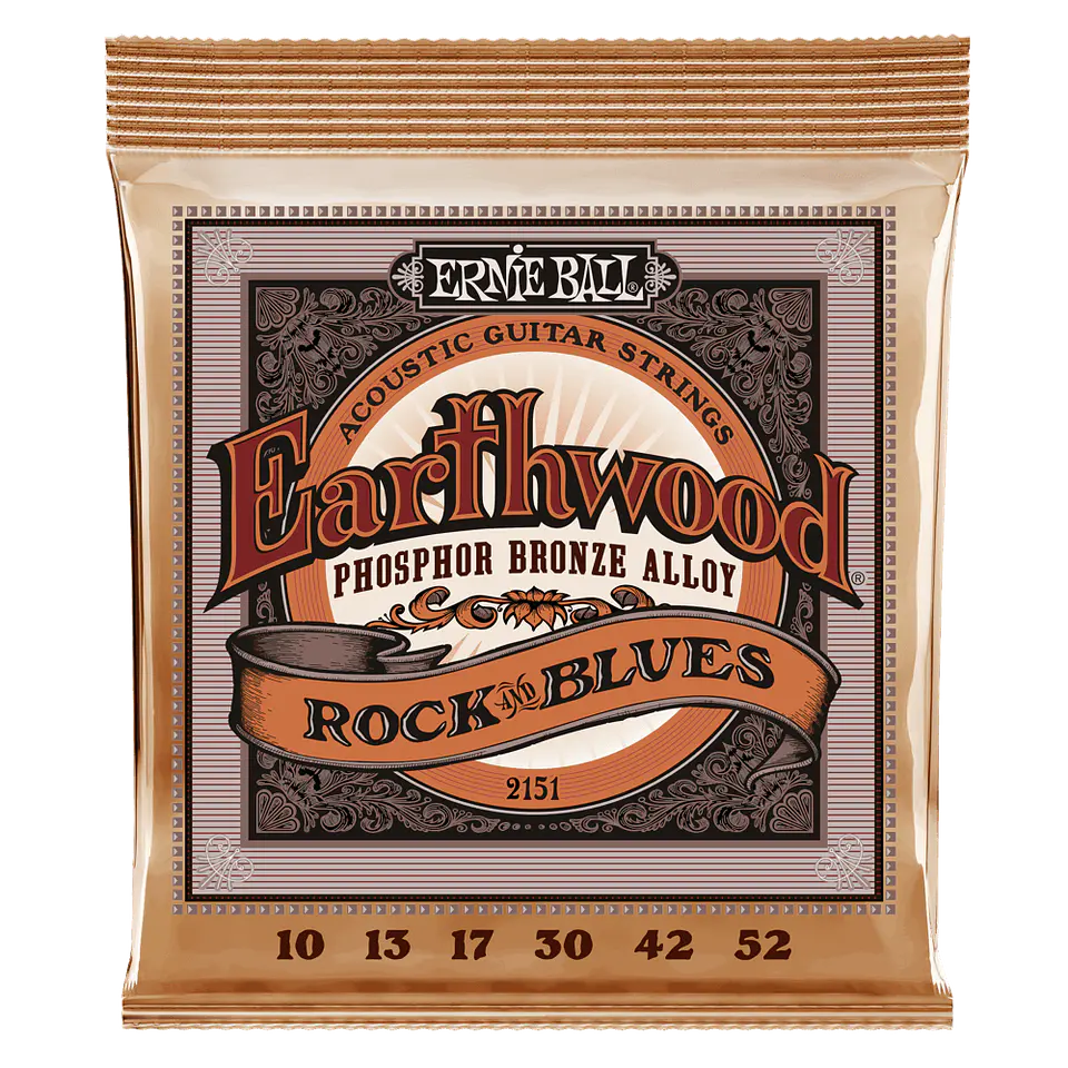 Set de cuerdas Ernie Ball Earthwood Bronze 10–52 1
