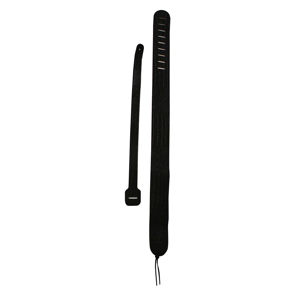 Correa Para Guitarra O Bajo Allegro Cuero Standard ALL-PG-BK 1