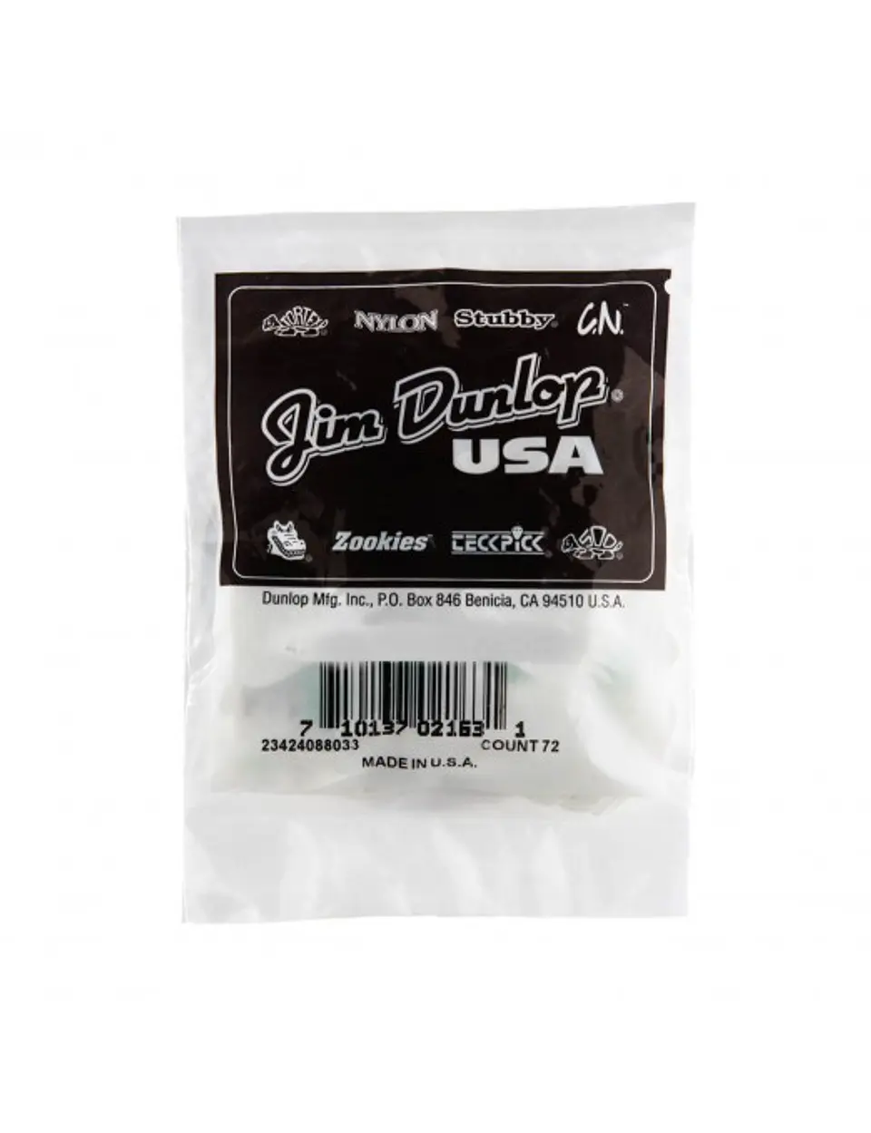 Uñetas Dunlop Tortex Wedge 424R 0.60 Bolsa 72Un 3