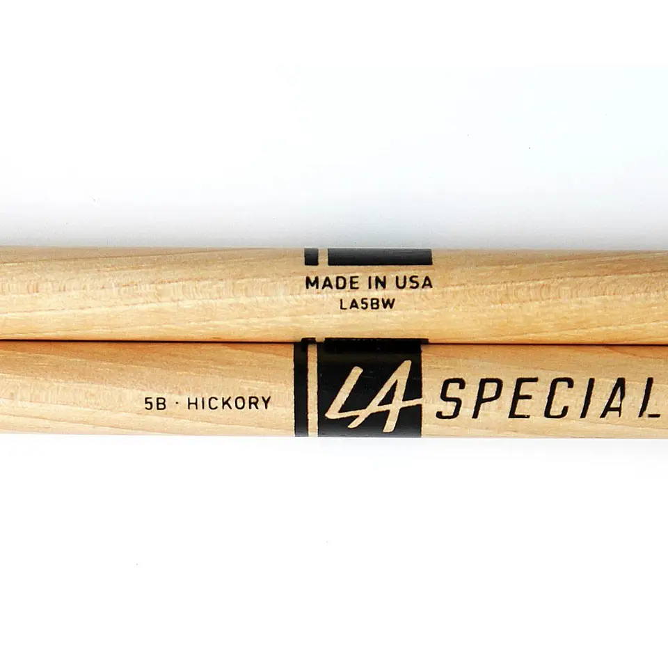 Baquetas 5B Madera LA Spec LA Logo Pro Mark 3