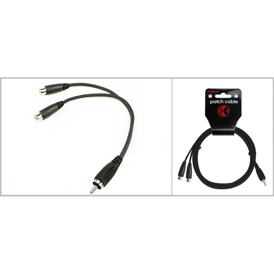 Cable Y Rca Plug-2Xrca Jack 0.15M Nickel Plated Ye-352-0.15M