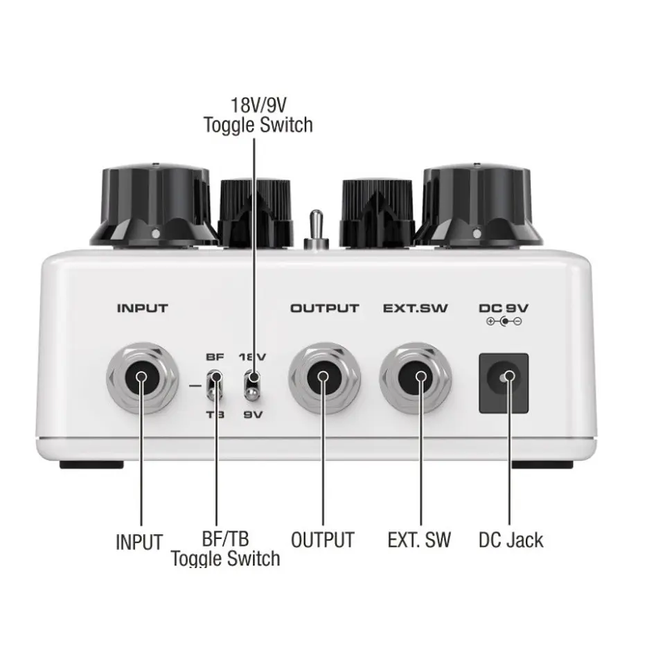 Pedal de Efecto Nux Overdrive Dual Ace of Tone NDO-5 3