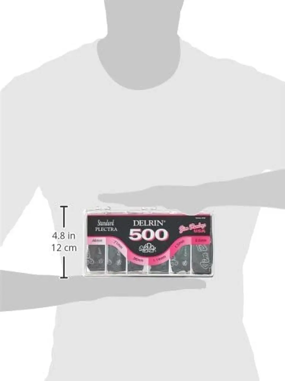 Caja de Uñetas Dunlop Delrin 4100 Gabinete 324 Uñetas 4
