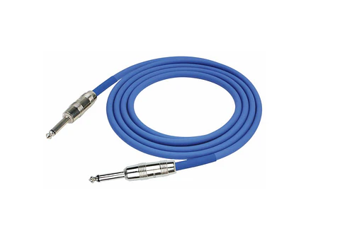 Cable Para Instrumento Azul Plug Kirlin 3 Metros Ipcv-241-3