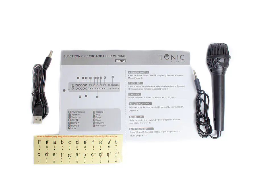 Teclado Musical Piano 37 Notas Ton-50 Tonic 5