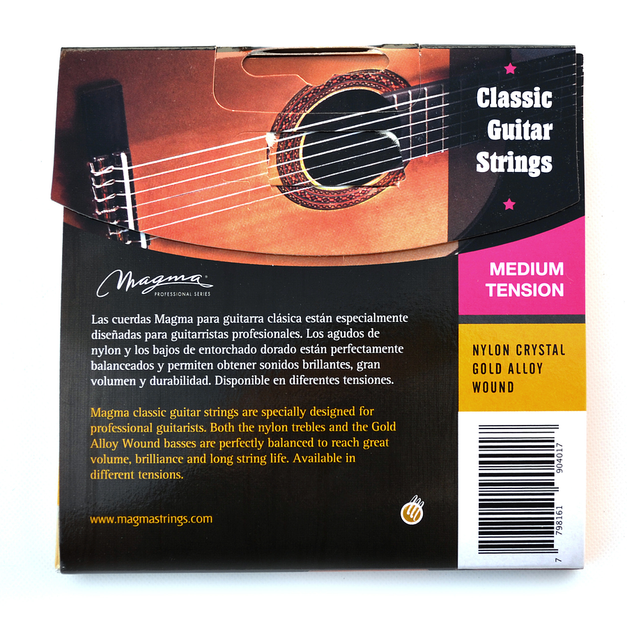 Set Cuerdas Guitarra Clásica GC110D Magma