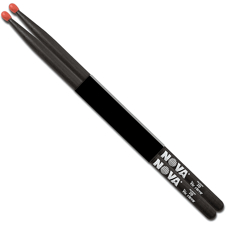 Baquetas Vic Firth 2B NOVA Black Punta de Nylon