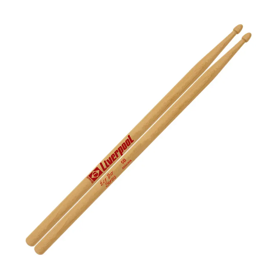 Baquetas Liverpool Eco Bio 5B Punta Madera Eb-5Bm 1