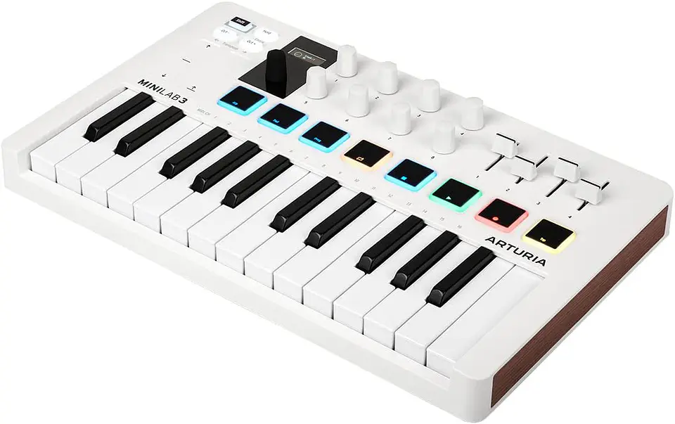 Controlador MIDI Arturia Minilab 3 - Blanco 2