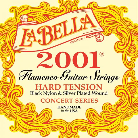 Set guitarra clásica flamenco (Tensión Alta) 2001FHT