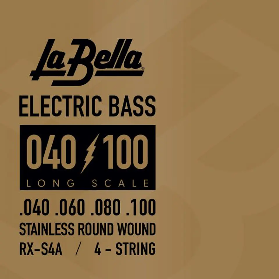 Set de cuerdas para bajo Labella Rx-s4a 40-100 1