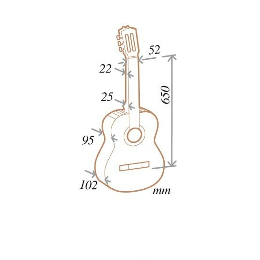 Guitarra Clásica Almansa CEDRO/ABETO 424C
