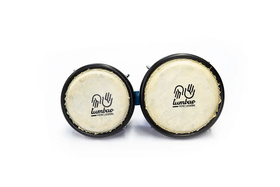 Bongo Kid Tumbao 4''+ 5'' Azul Tp1202 Open Box 3