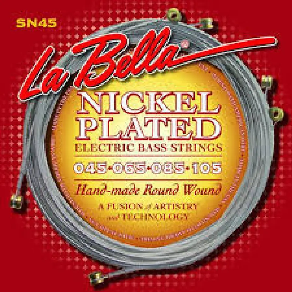 Set Bajo Eléctrico Nickel Plated 4 Set 45-105 Sn45 1