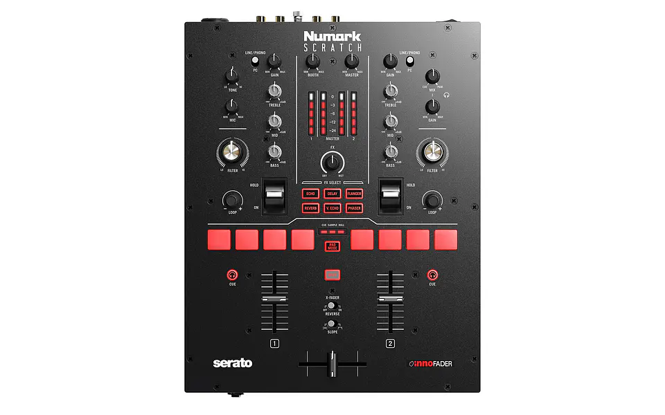 Mixer Dj 2 Canales Scratch - Numark 1