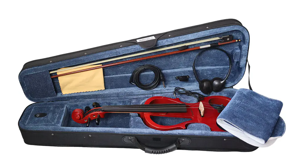 Violín Eléctrico Livorno 4/4 Rojo LIV-E-40RD 5