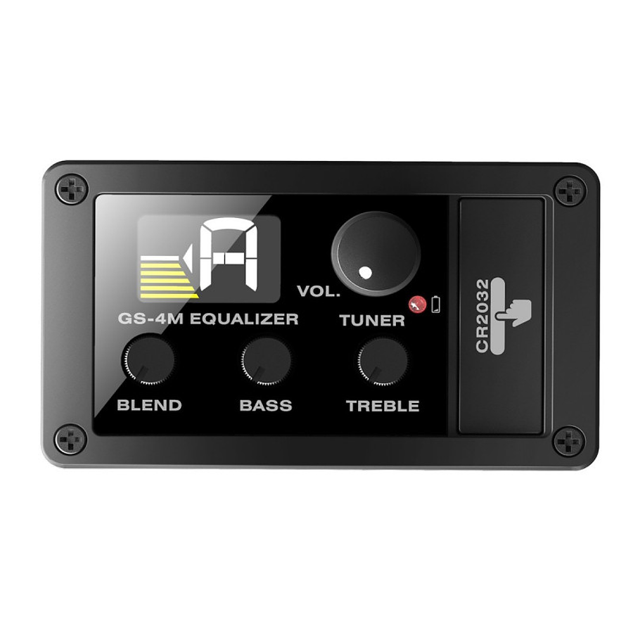 Ecualizador Activo Cherub para Guitarra Electroacústica GS-4M