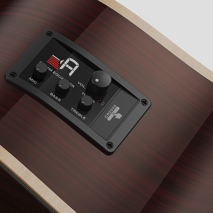 Ecualizador Activo Cherub para Guitarra Electroacústica GS-4M