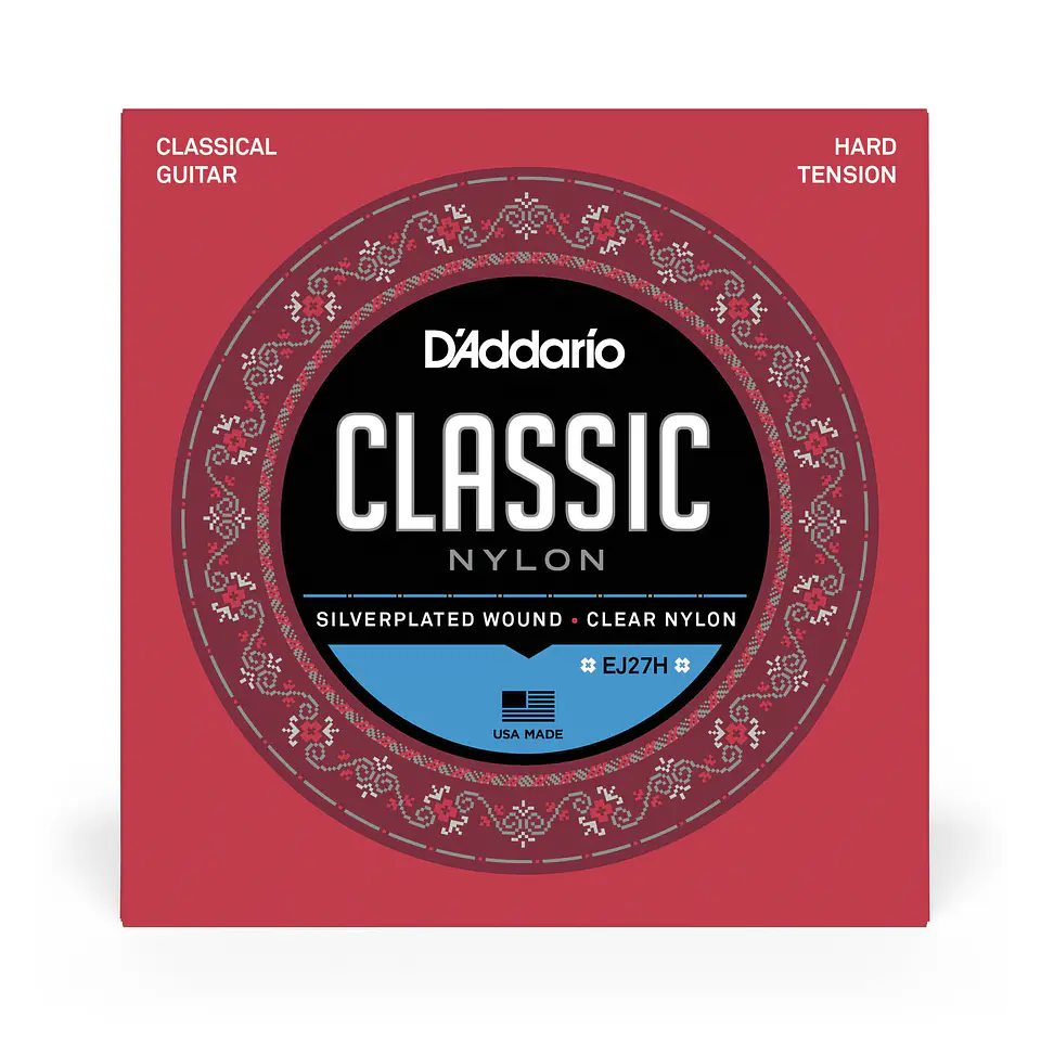 Set Cuerdas Guitarra Clásica EJ27H Hard Tension Daddario 2