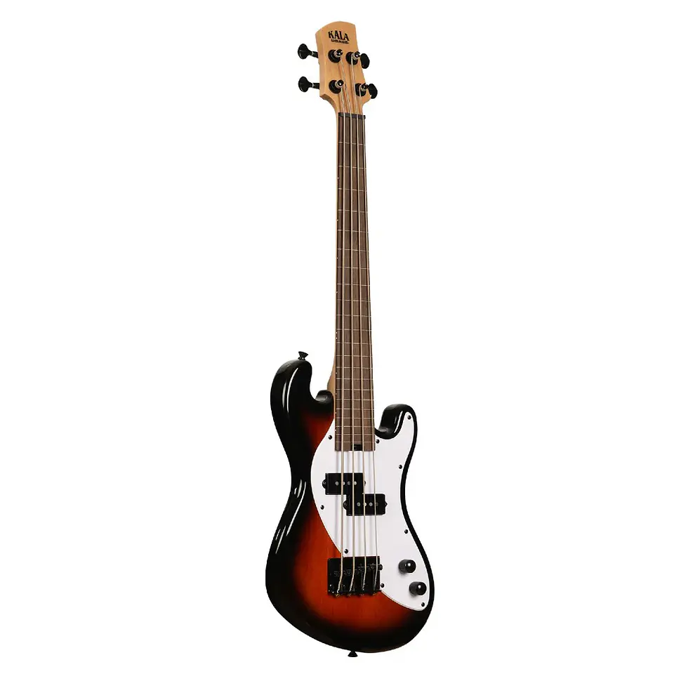 U-Bass Cuerpo Sólido Fretless Marron Burst Kala 2