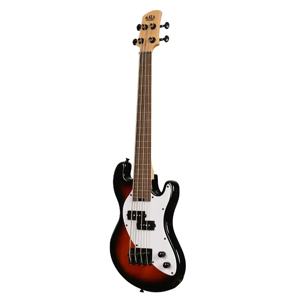 U-Bass Cuerpo Sólido Fretless Marron Burst Kala 3
