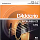 Set Cuerdas Guitarra Acústica 10-47 EJ10 Daddario - Miniatura 1