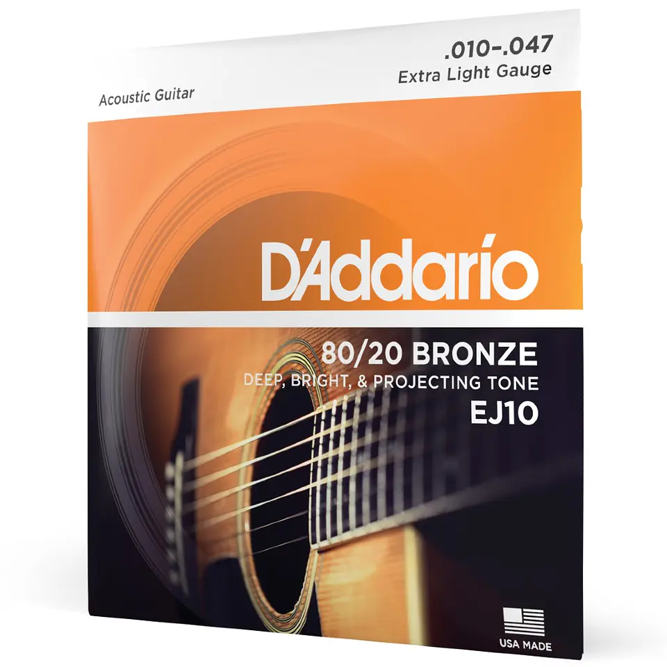 Set Cuerdas Guitarra Acústica 10-47 EJ10 Daddario 2