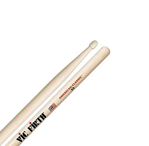 Baquetas Vic Firth 5A American Classic Punta de Madera
