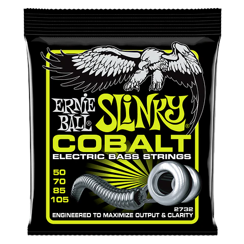 Cuerdas Bajo Eléctrico Slinky Cobalt 50-105 Ernie Ball 2732