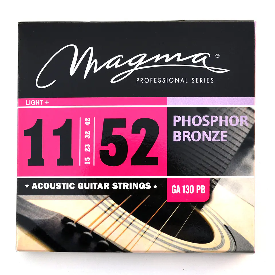 Set Cuerdas Guitarra Acustica GA130PB Magma 1