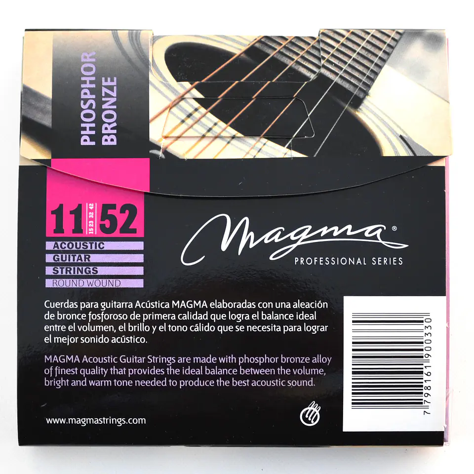 Set Cuerdas Guitarra Acustica GA130PB Magma 2