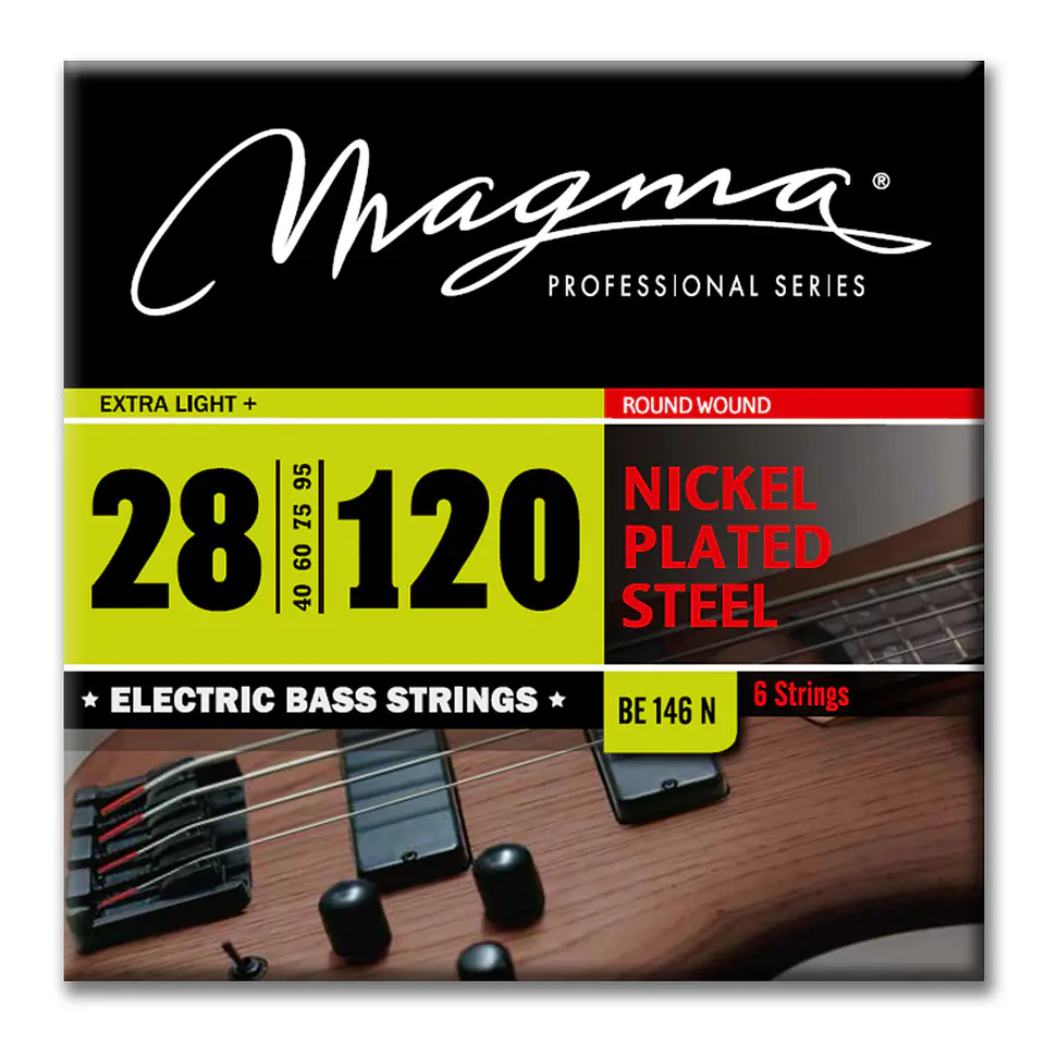 Set de Cuerdas Bajo Eléctrico BE146N Magma 1