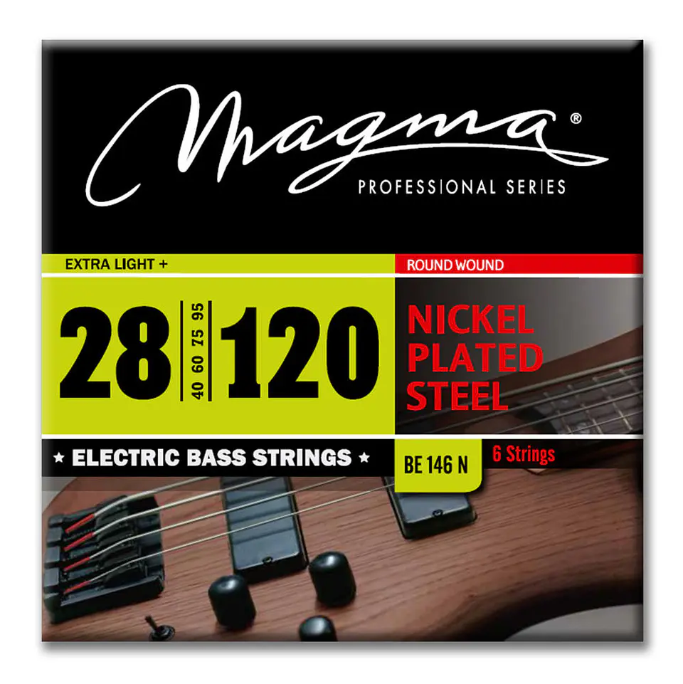 Set de Cuerdas Bajo Eléctrico BE146N Magma 2