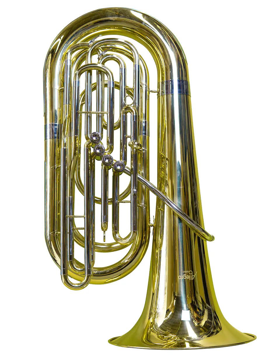 Tuba Dorada Allegro 4 Pistones Allbb7753L 2