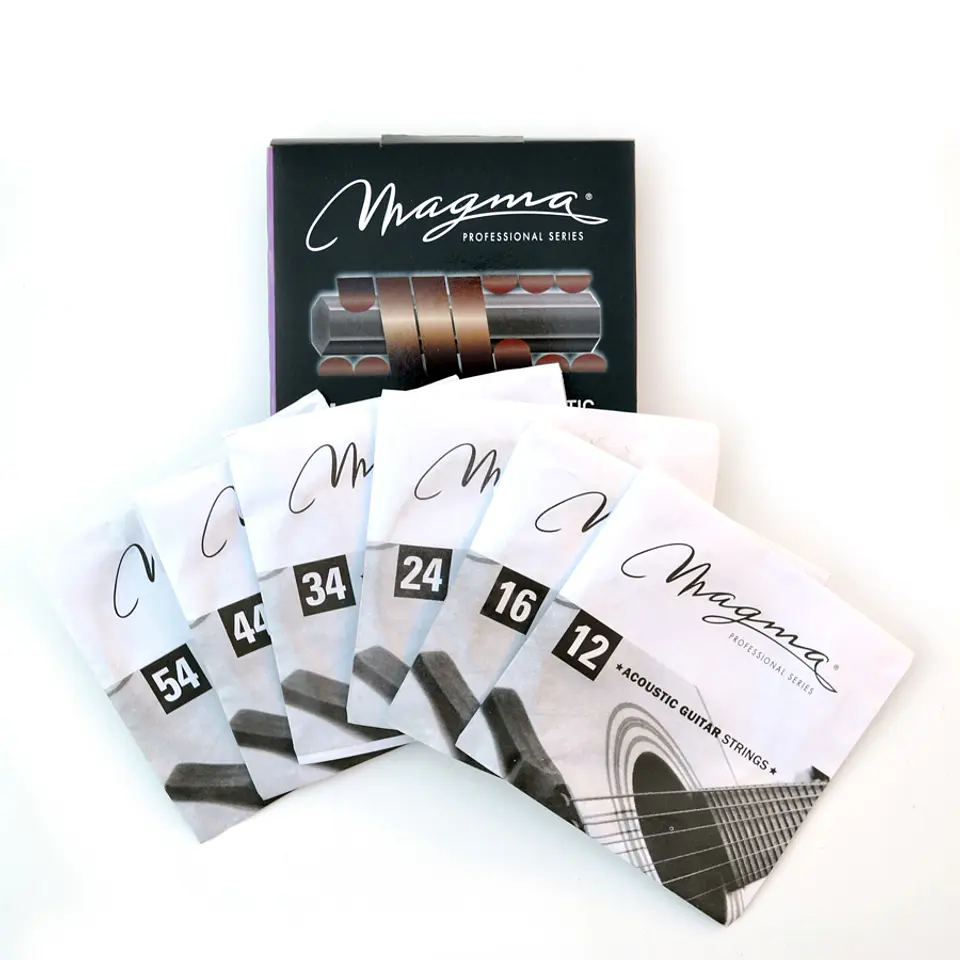 Set Cuerdas Guitarra Acustica Flat GA140PBF Magma 4