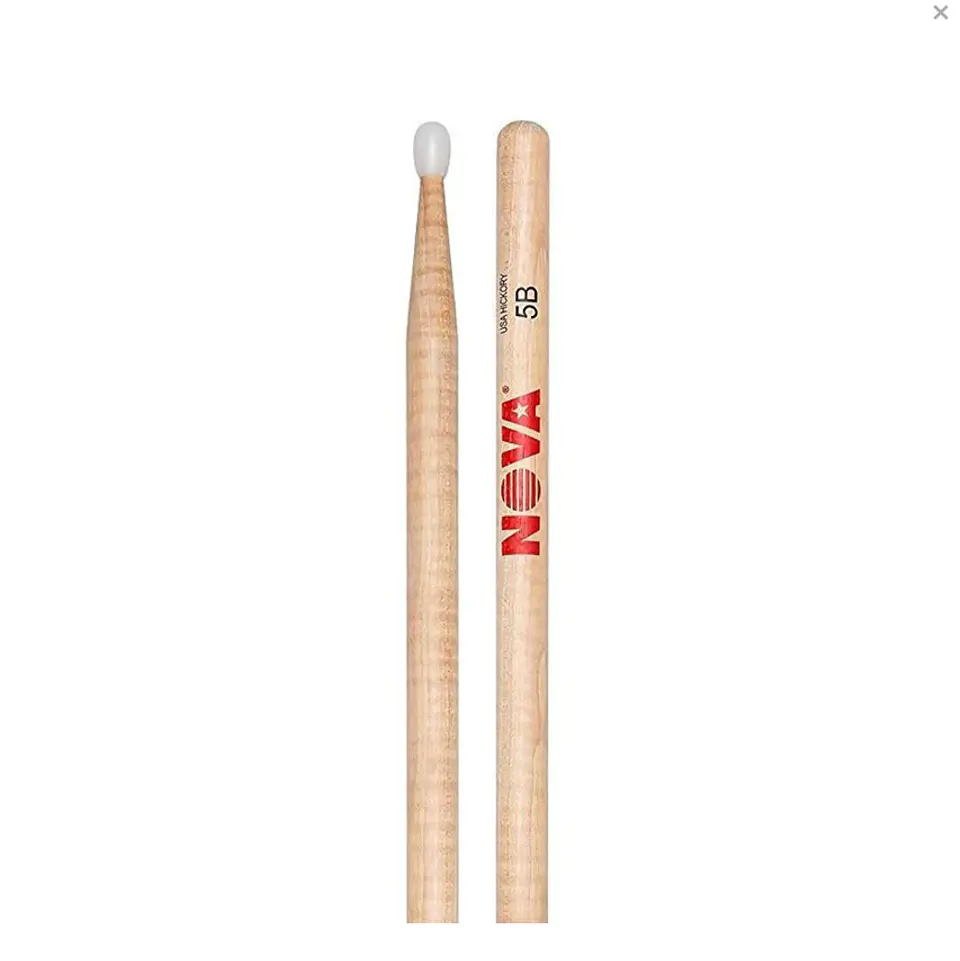 Baquetas Vic Firth 5B NOVA Punta de Nylon 1