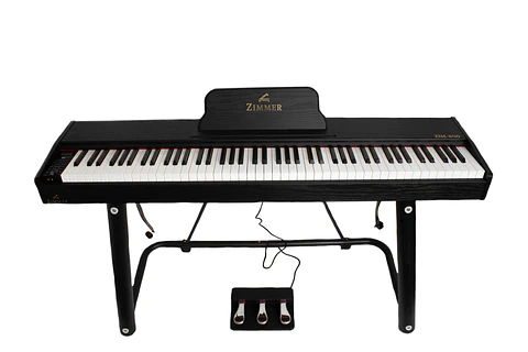 Piano Digital Portable Zimmer Negro ZIM-800-BK