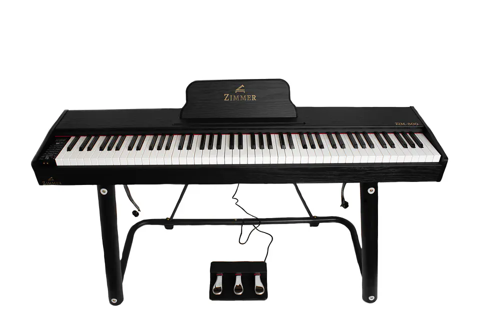 Piano Digital Portable Zimmer Negro ZIM-800-BK 2