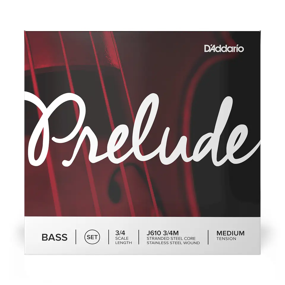 Set Cuerdas Contrabajo 3/4  Prelude J610 3/4M Daddario 2