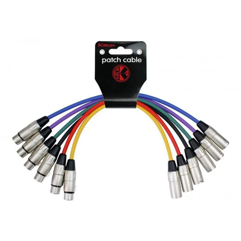 Juego 6 Cables Microfono 1 M Xlr(Macho-Hembra) Mp6-480-1 1