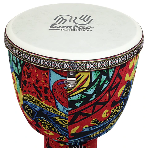 Djembe Abs 12'' Tribal de colores Tumbao